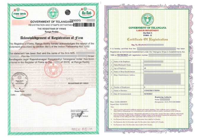 firm registration
