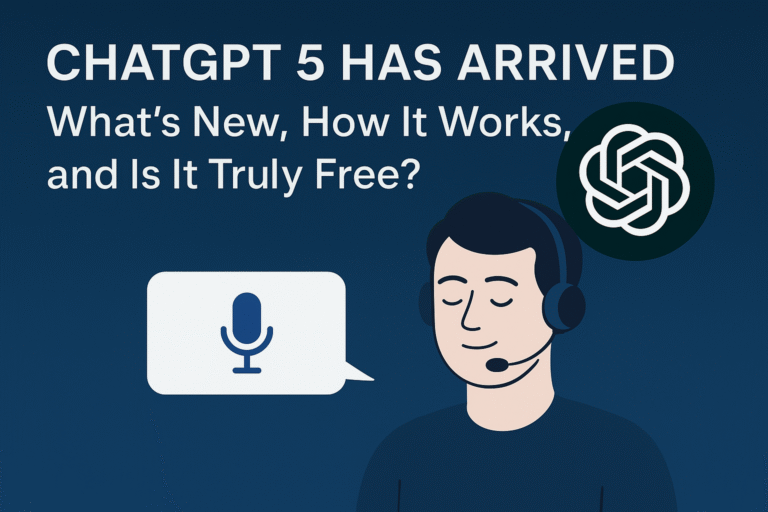 ChatGPT 5 Is Live – Features, Voice Chat, Pricing & How to Use It